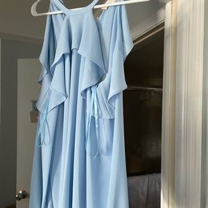 Michael Kors baby blue blouse